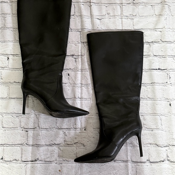 INC International Concepts Shoes - INC International Concepts Black Heeled Boots with Stiletto